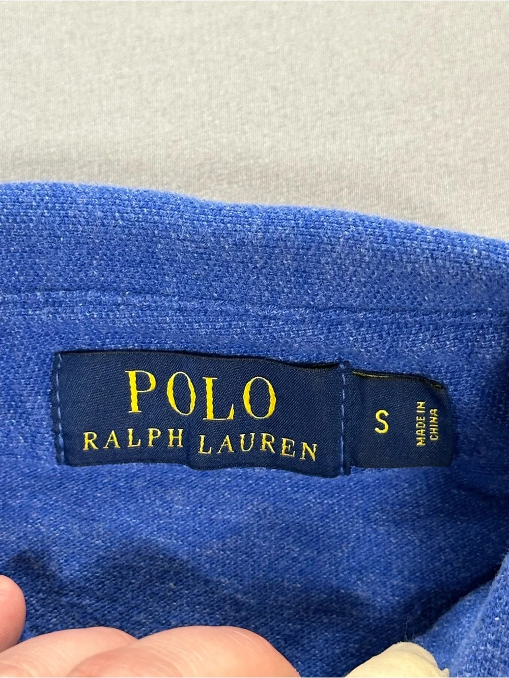 Polo by Ralph Lauren Classic Cotton Knit Long Sleeve Polo Shirt - Small